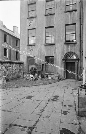 FRANCISCAN CHURCH LIBERTY STREET ( BROAD LANE ) TO BE DEMOLISHED FRIARY SHOWING DAMAGED WALLS  CLOSE UP